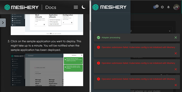 Deploy sample app with consul adapter.